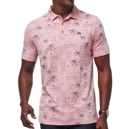 TravisMathew Coconut Palm Men's Polo