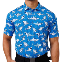 Thumbnail for Waggle Golf Surrounded Men's Polo