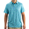 Pins & Aces Margaritaville 5 O'Clock Ocean Men's Polo - Blue