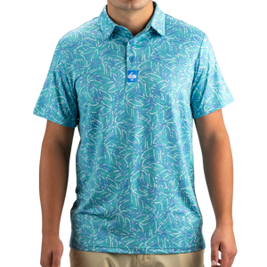 Pins & Aces Margaritaville 5 O'Clock Ocean Men's Polo