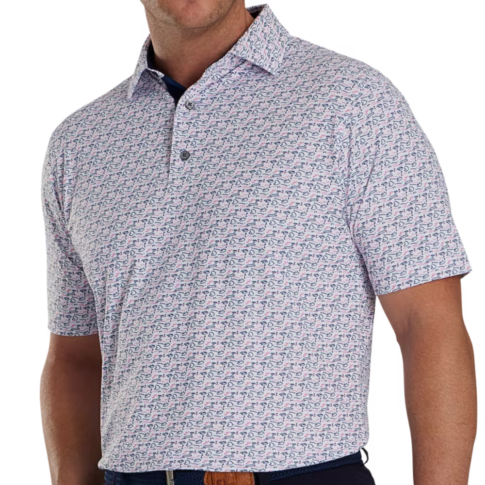 FootJoy Golf Course Doodle Men's Polo