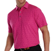 FootJoy Painted Floral Men's Polo - Berry
