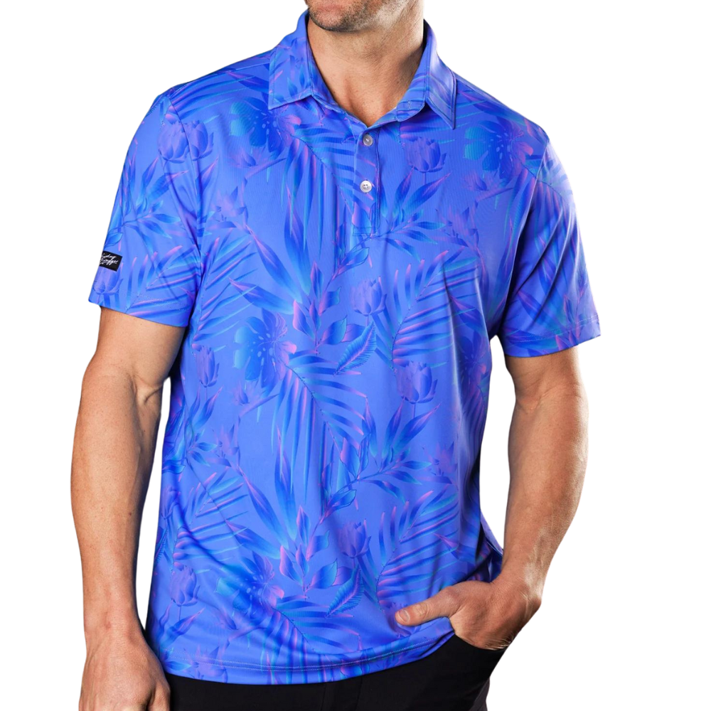 Sunday Swagger Blue Lagoon Men's Polo