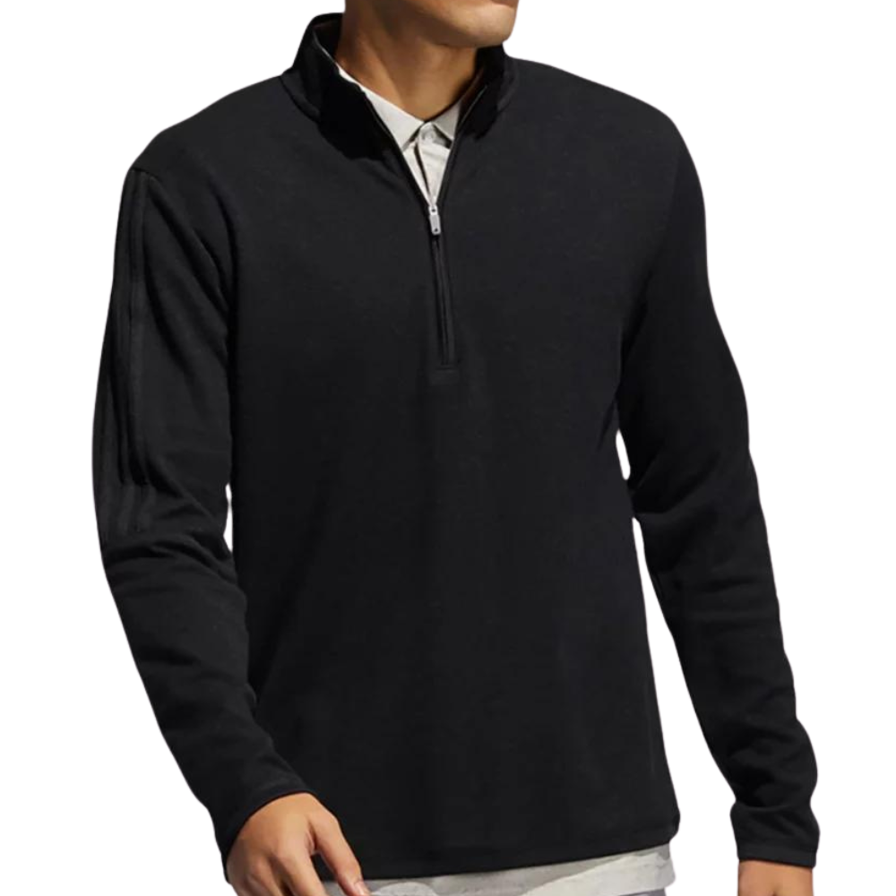 Adidas 3-Stripe 1/4 Zip Layering Men's Golf Pullover