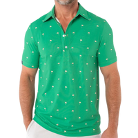 Thumbnail for Criquet Flag Print Men's Polo