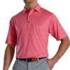 FootJoy Painted Floral Men's Polo - Watermelon