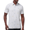TravisMathew Call The Shots Men's Polo - Heather Light Grey