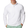 Johnnie-O Baird Men's 1/4 Zip Pullover - White