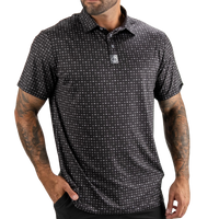 Thumbnail for Pins & Aces Black Flush Men's Polo