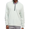 Adidas Lightweight Men's 1/4 Zip Jacket - Linen Green/Shadow Green