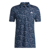 Adidas Primeblue Men's Polo - Crew Navy/White