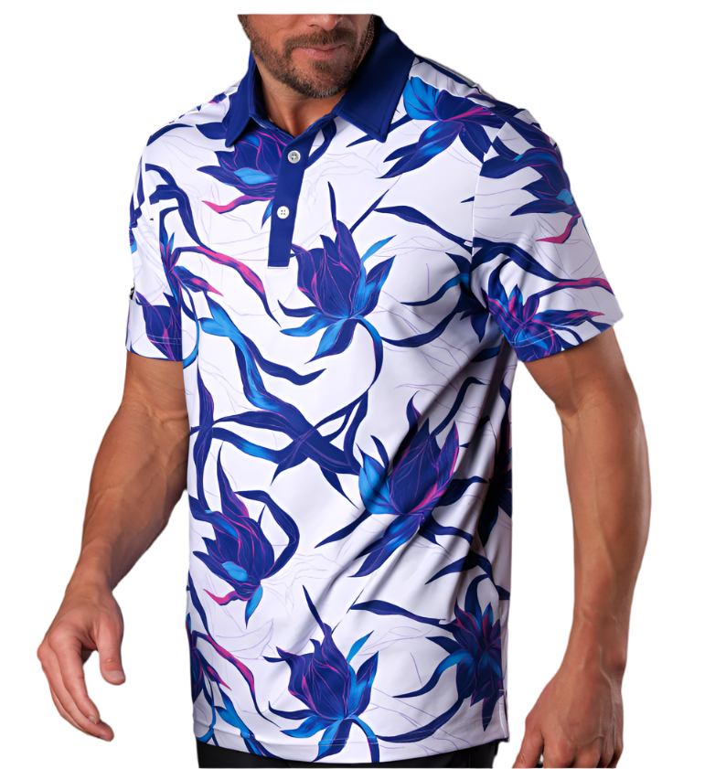 Sunday Swagger Grape Escape Men's Polo