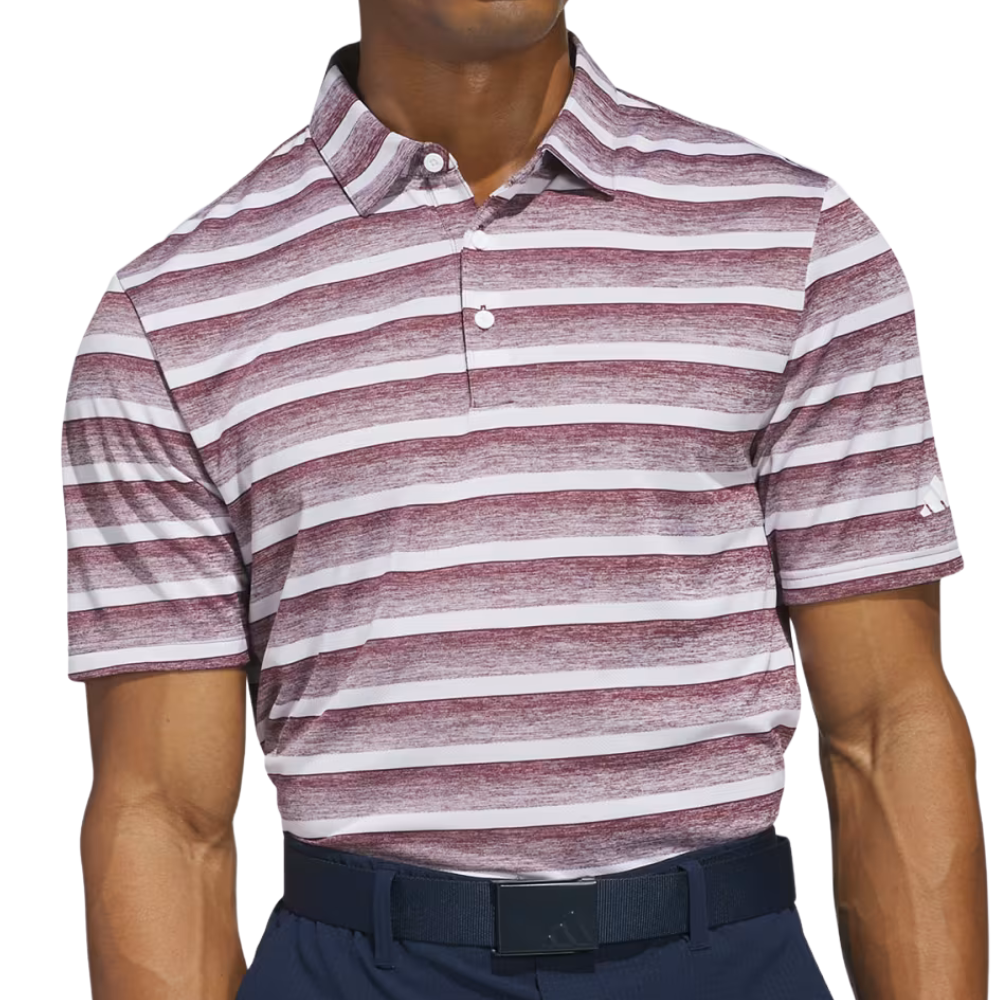 Adidas Two Color Stripe Men's Polo