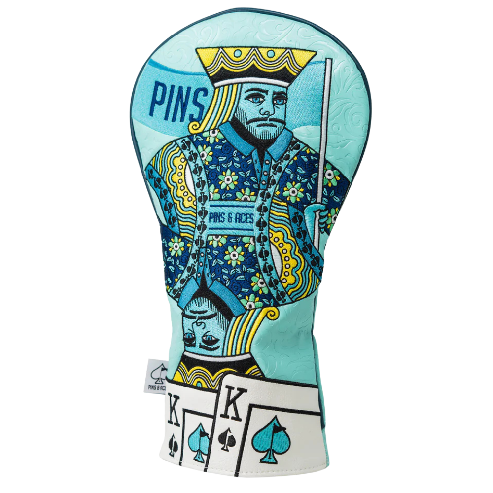 Pins & Aces Lemon Lime King of Spades Driver Cover