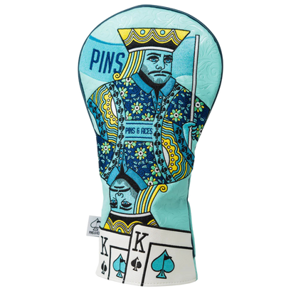 Pins & Aces Lemon Lime King of Spades Driver Cover