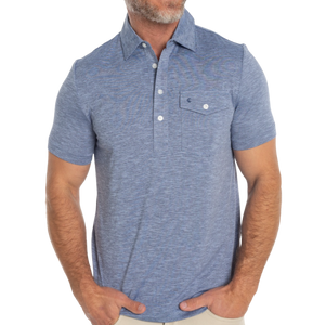 Criquet Heather Performance Sport Players Men's Polo