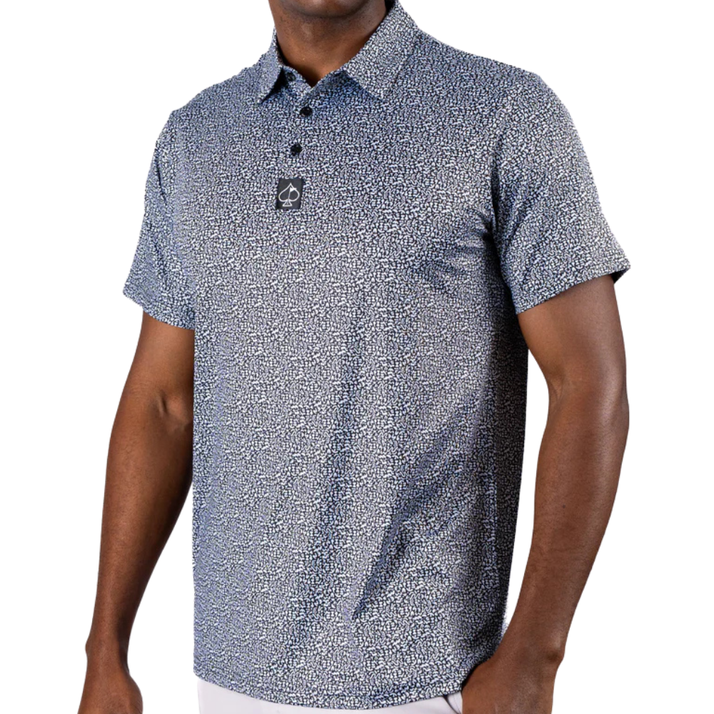 Pins & Aces Coral Cascade Mens' Polos