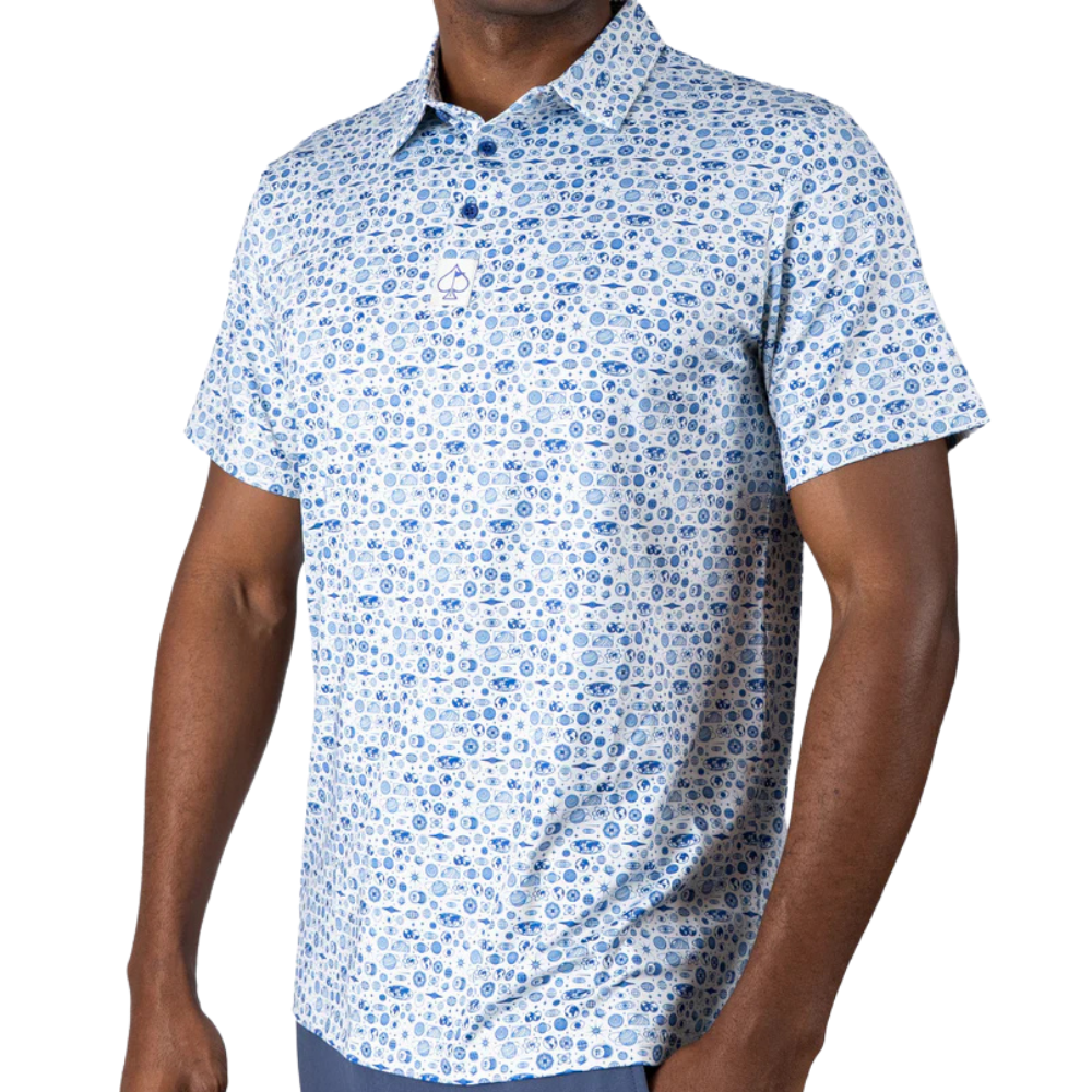 Pins & Aces Signal Boost Men's Polos