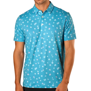 Sunday Swagger Birdie Blossoms Men's Polo