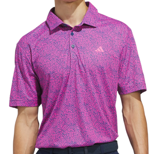 Adidas Ultimate365 Feather Print Men's Polo