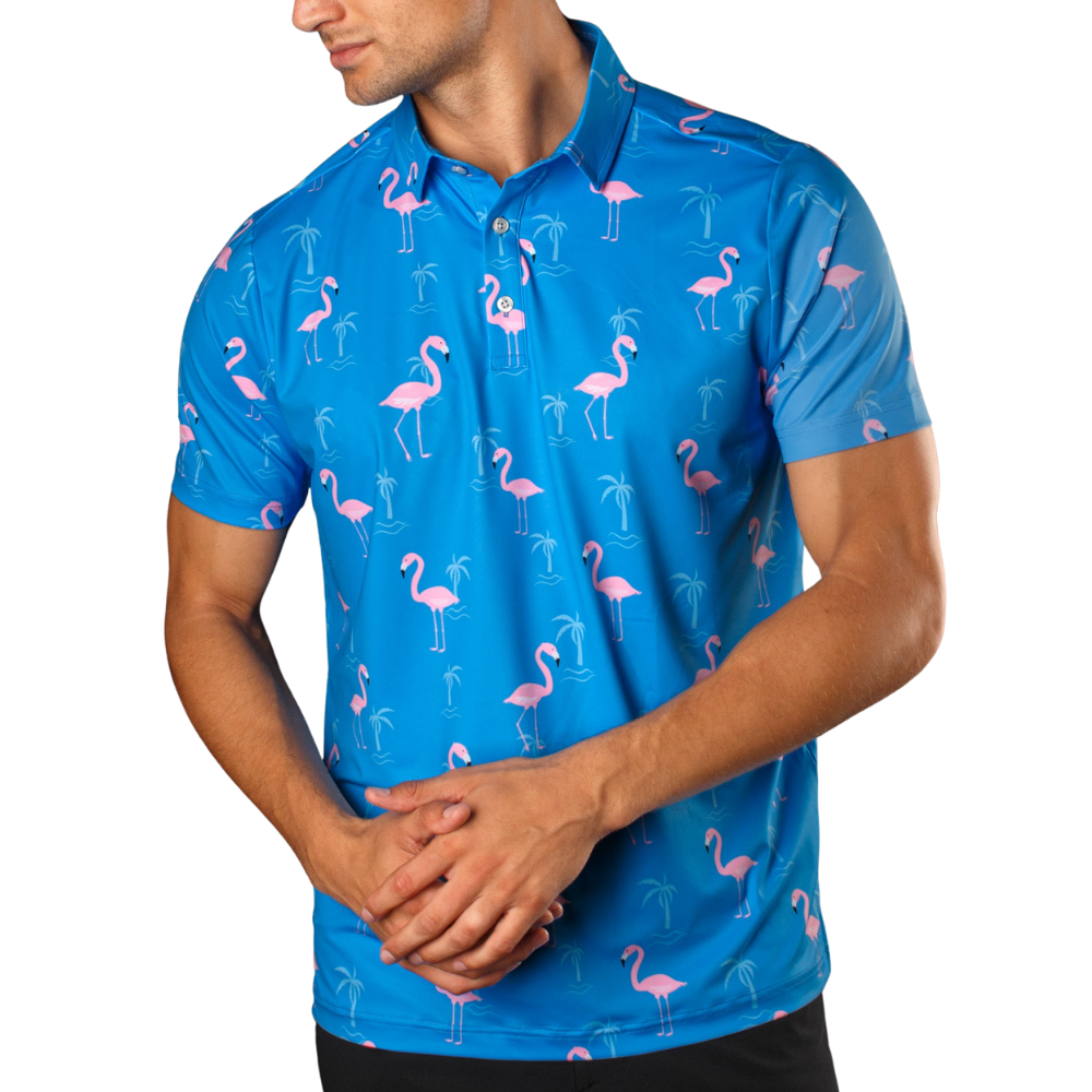 Sunday Swagger Flock Around Men's Polo