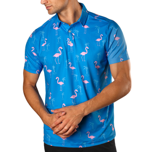 Sunday Swagger Flock Around Men's Polo