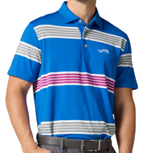 Sun Day Red Legacy Stripe Men's Polo