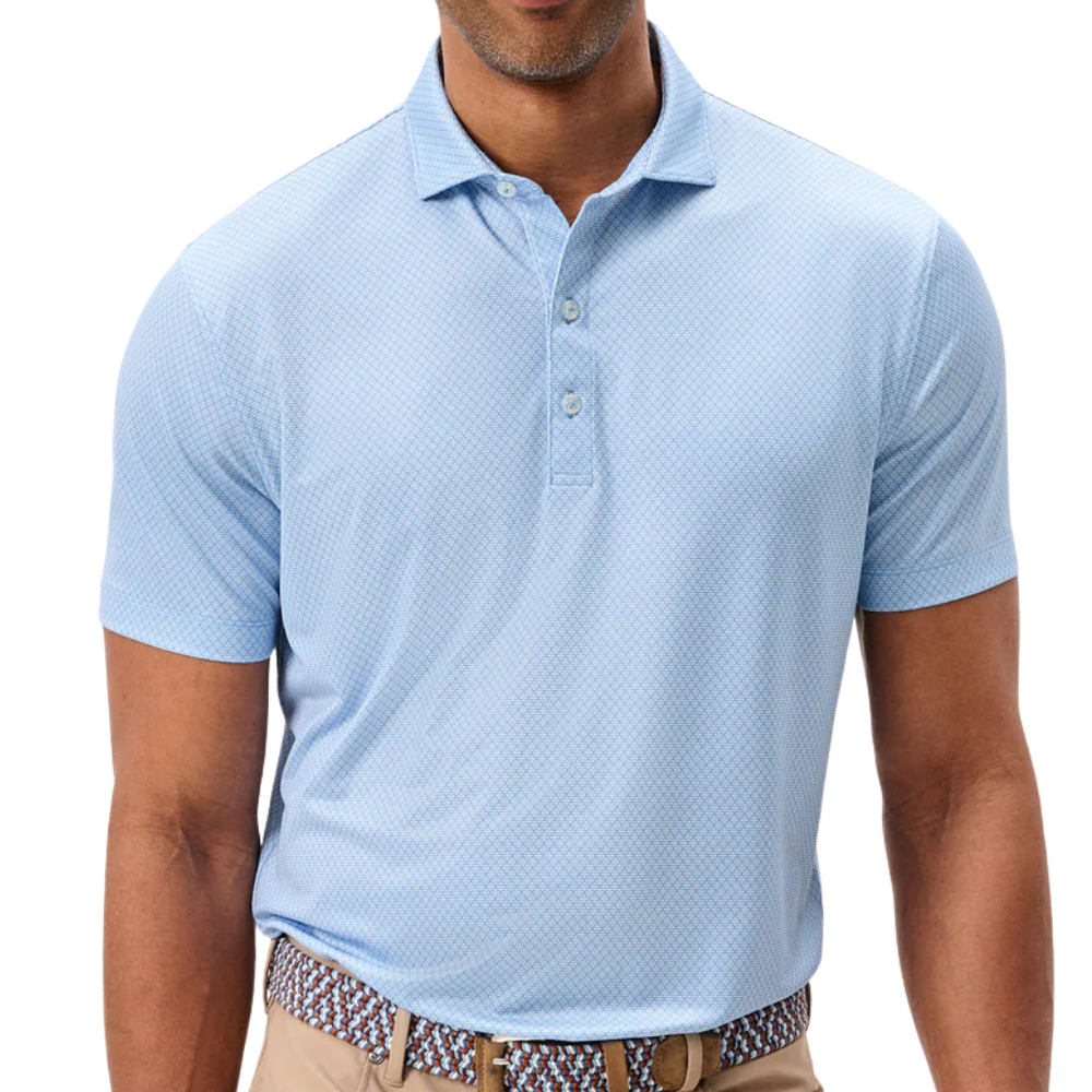 Johnnie-O Tile Neat Men's Polo