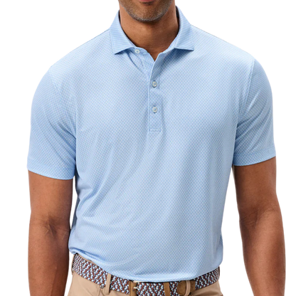 Johnnie-O Tile Neat Men's Polo