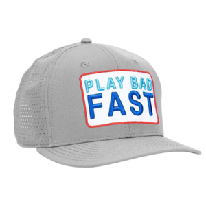 Ghost Golf Play Bad Fast Snapback Hat