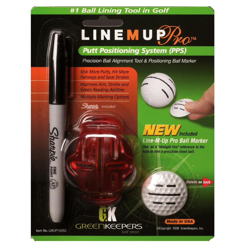 LinemUp Pro Putt Positioning System Ball Marking