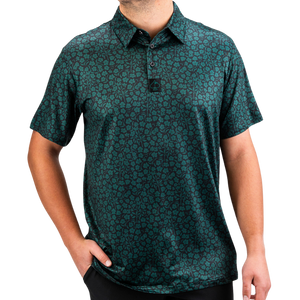 Pins & Aces Hibiscus Men's Polo