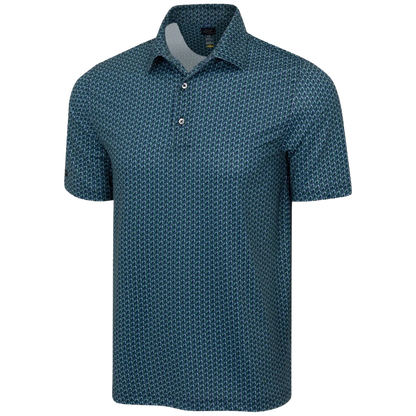 Greg Norman ML75 Stretch Mesh Parrot Paradise Men's Polo