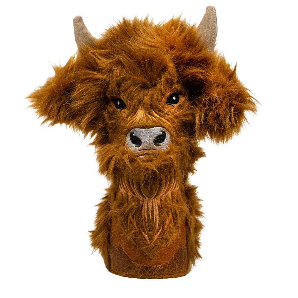 Pins and Aces Highland Cow Driver Headcovers