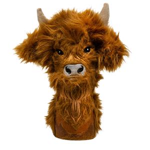 Pins and Aces Highland Cow Driver Headcovers