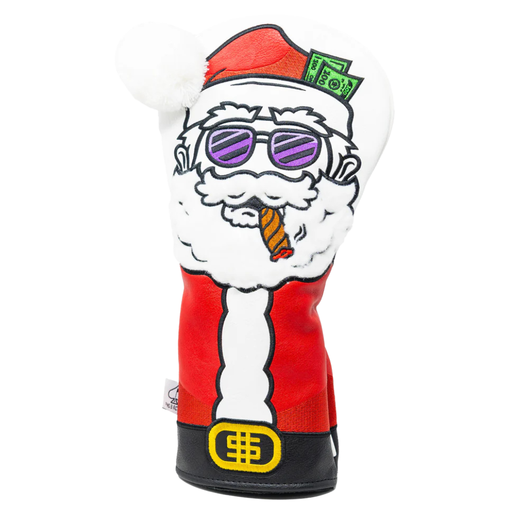 Pins and Aces Santa Degenerate Driver Headcovers