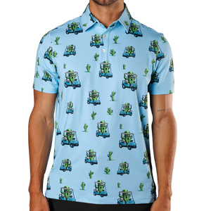 Sunday Swagger Club Cactus Men's Polo