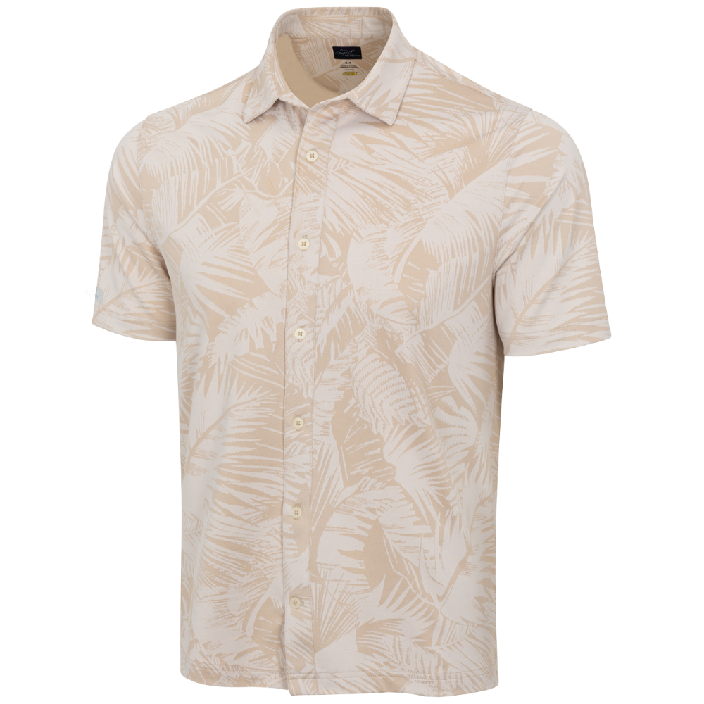 Greg Norman Hamptom Knit Full-Button Men's Polo