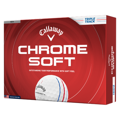 Callaway Golf Chrome Soft Triple Track '26 Golf Ball