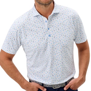 Johnnie-O Burgers N Beers Men's Polo