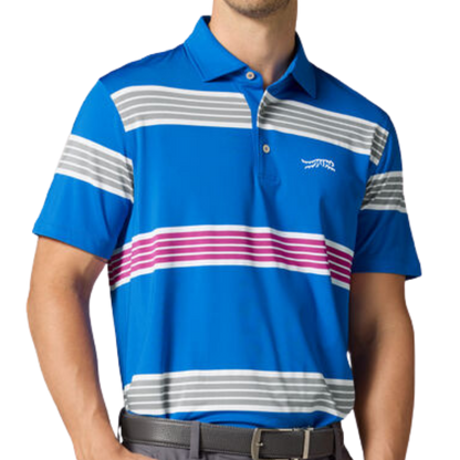 Sun Day Red Legacy Stripe Men's Polo
