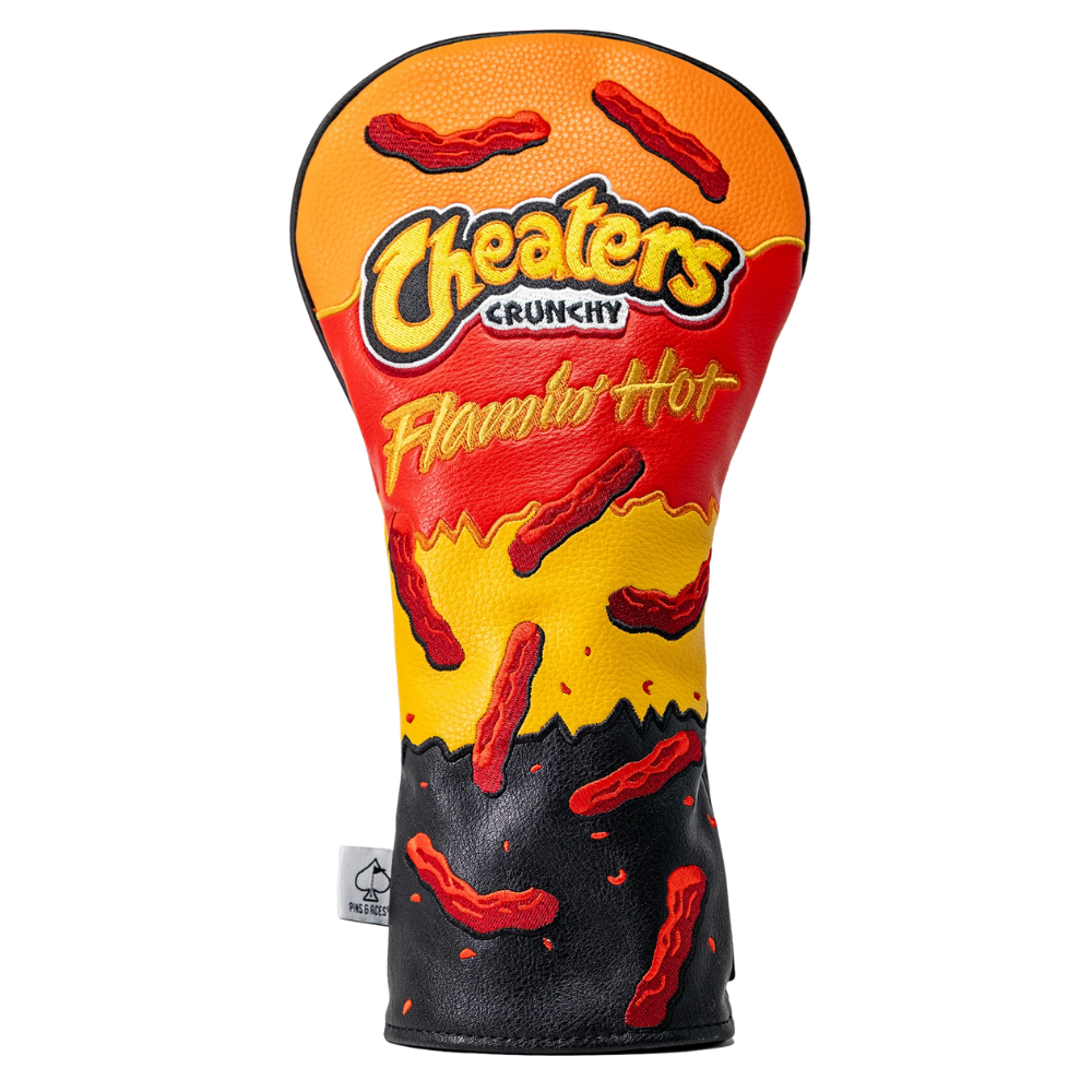Pins & Aces Flamin' Hot Cheaters Headcovers Driver