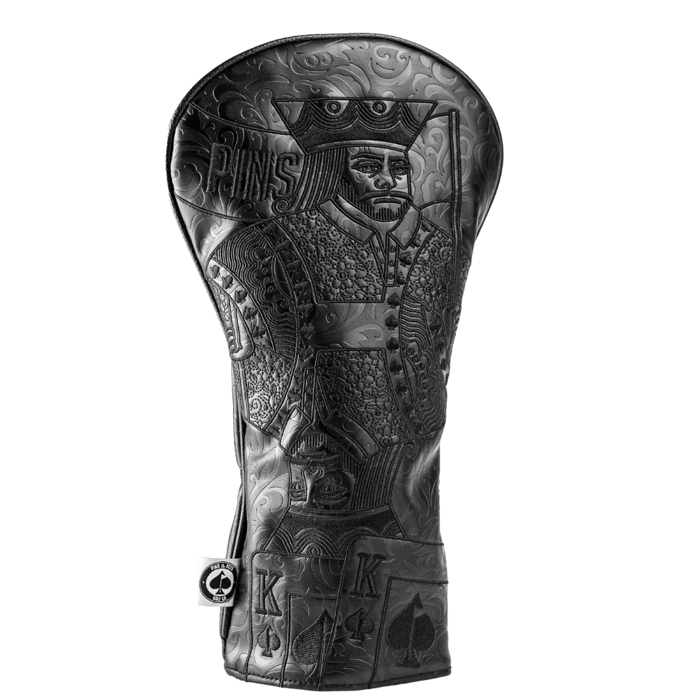 Pins and Aces King of Spades Driver Headcover - Thumbnail 2