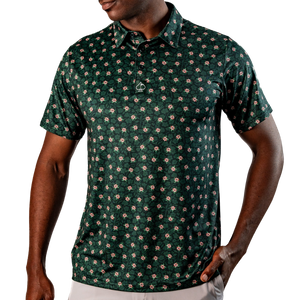 Pins & Aces Augusta Azalea Men's Polo