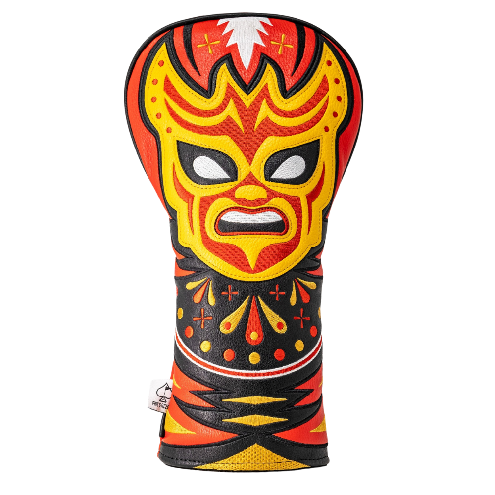 Pins and Aces Lucha Libre Driver Headcover - Thumbnail 2