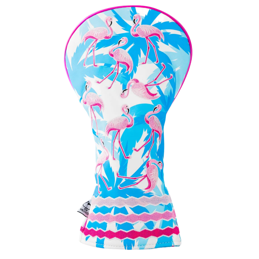 Pins and Aces Flamingo Flock Headcover