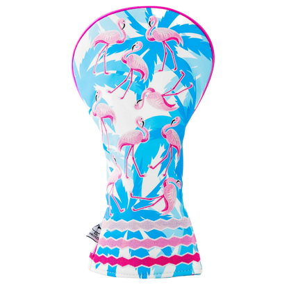 Pins and Aces Flamingo Flock Headcover