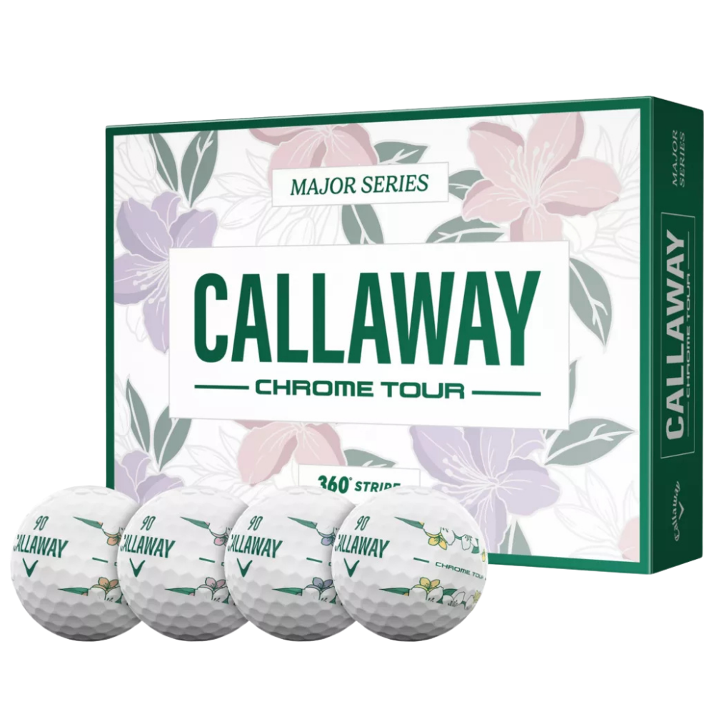 Callaway Golf Chrome Tour '26 Limited Edition April Major Stripe Golf Ball