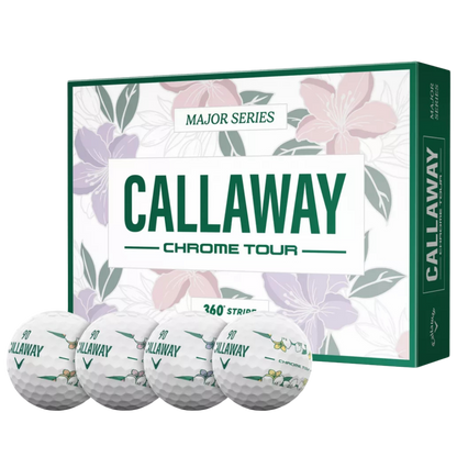 Callaway Golf Chrome Tour '26 Limited Edition April Major Stripe Golf Ball