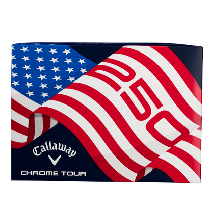 Callaway Golf Chrome Tour '26 Limited Edition USA Stripe Golf Ball